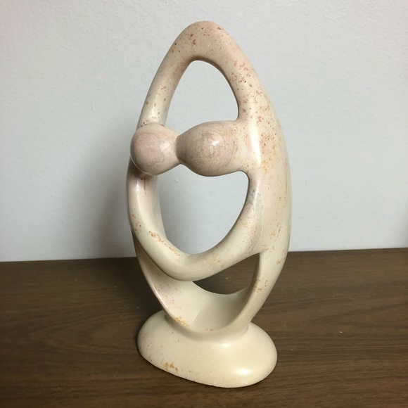 Carved Stone Figures Sculpture Made in Italy